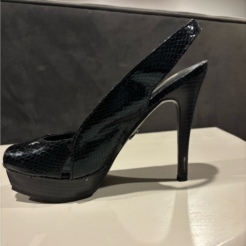 Vera Wang Black Heels